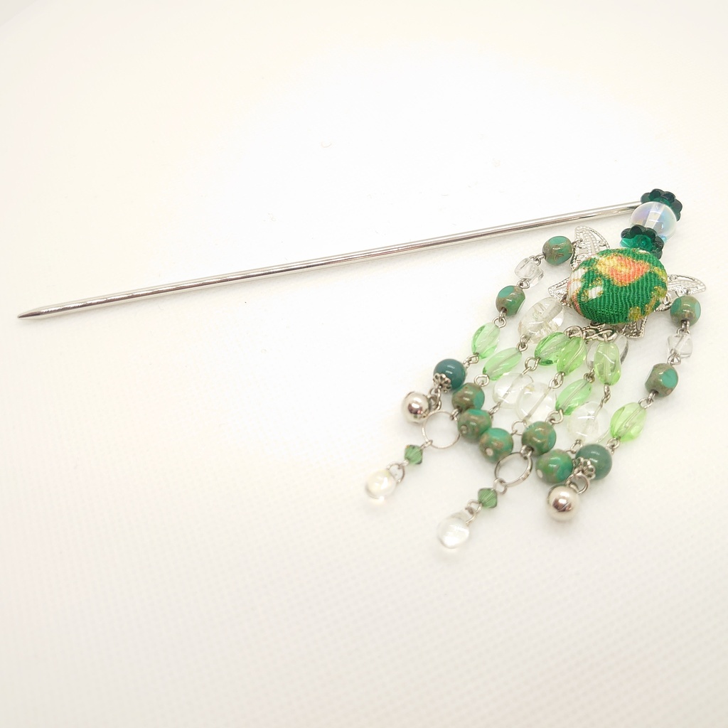 クリスタル・アクアオーラかんざし