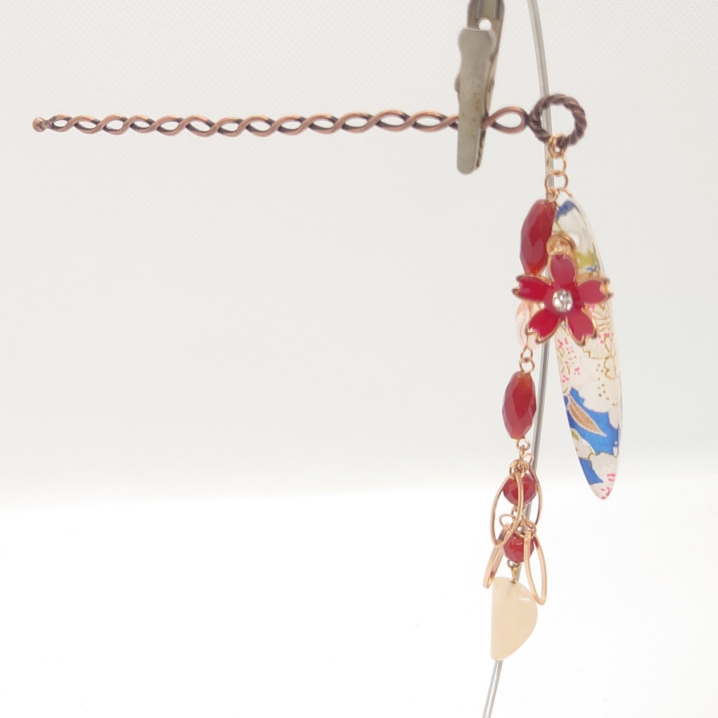 カーネリアン・アベンチュリンかんざし