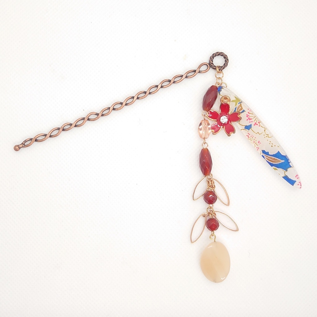 カーネリアン・アベンチュリンかんざし