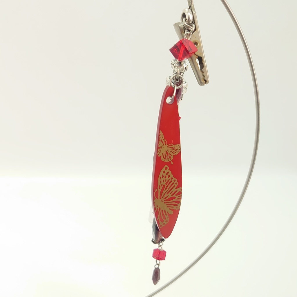 ガーネット・タイガーアイ刀かんざし