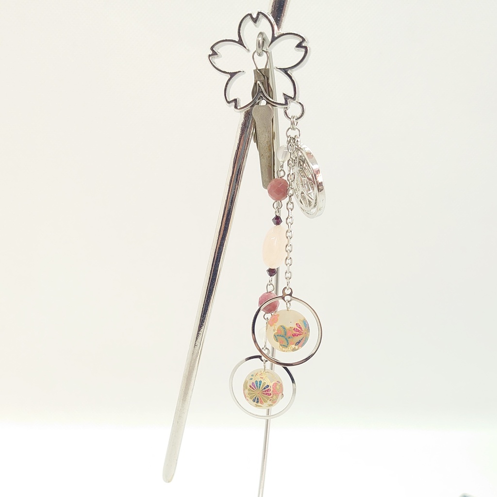 アベンチュリン・ロードナイト桜かんざし