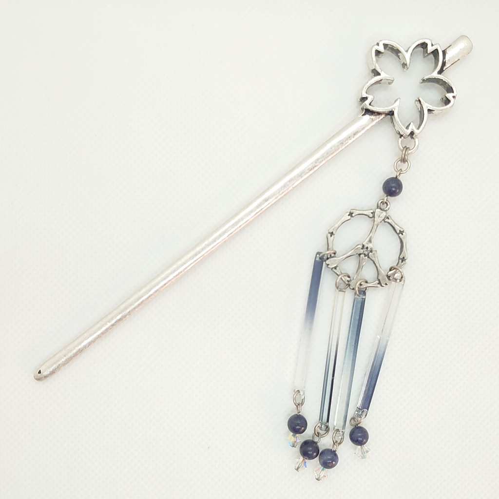 サファイア桜かんざし