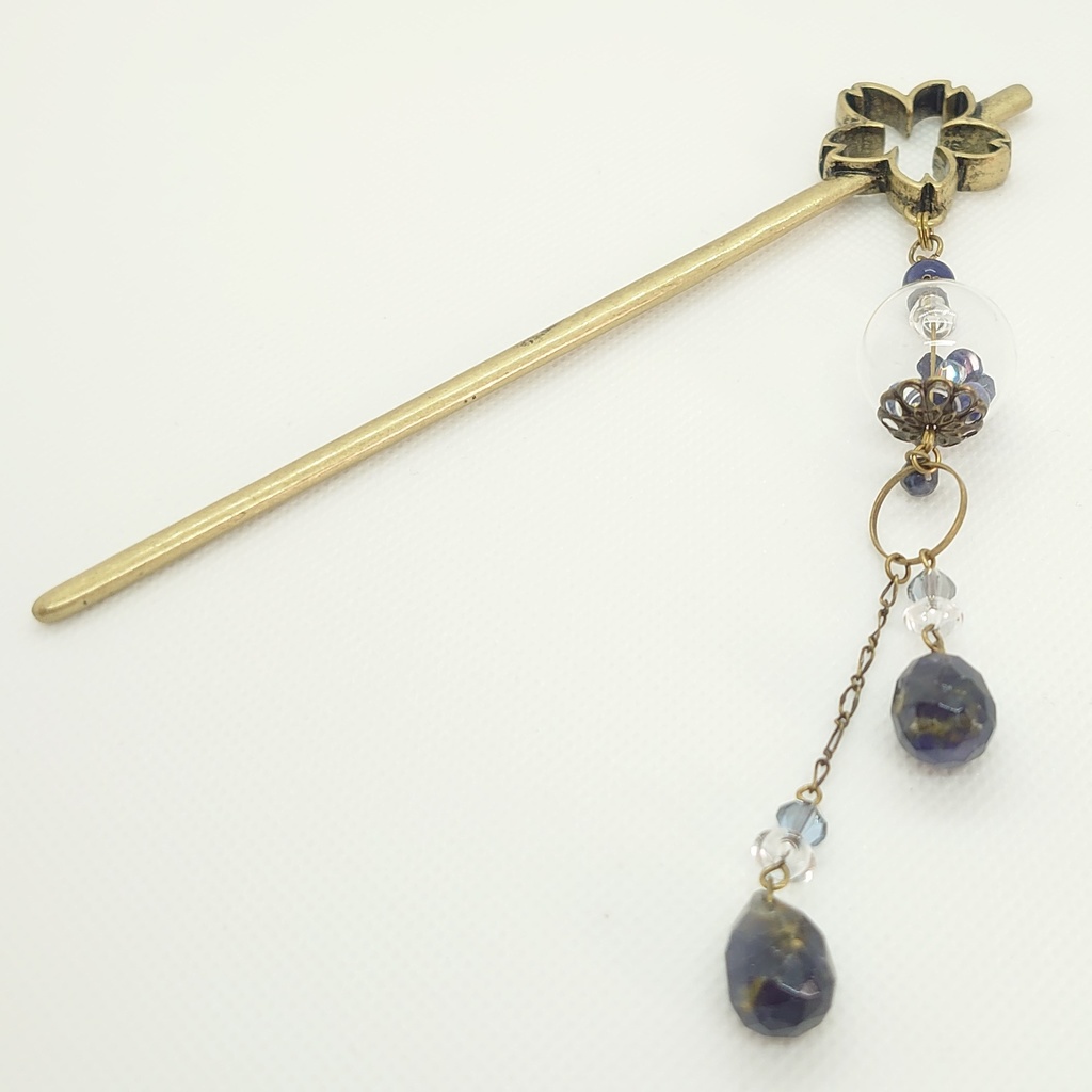 アイオライト・ガラスドーム・桜かんざし