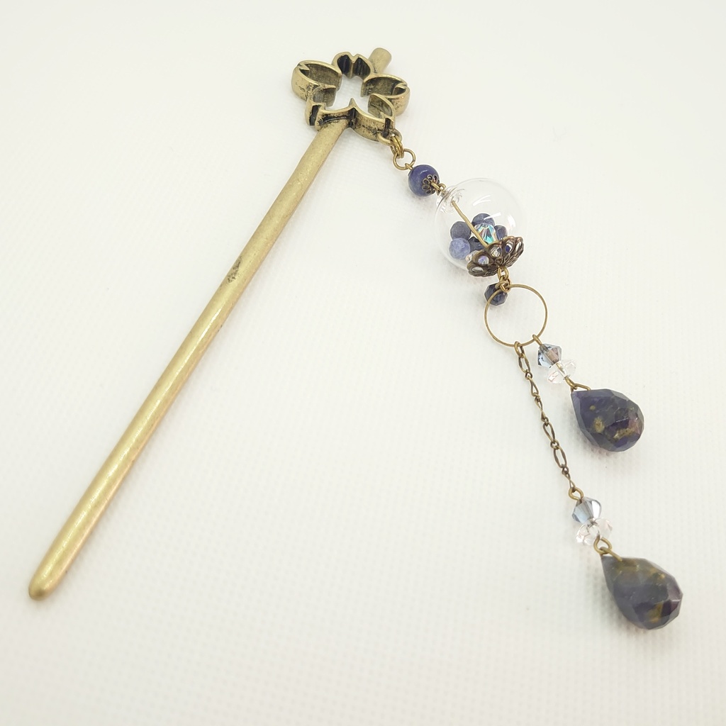 アイオライト・ガラスドーム・桜かんざし