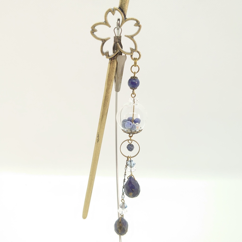 アイオライト・ガラスドーム・桜かんざし