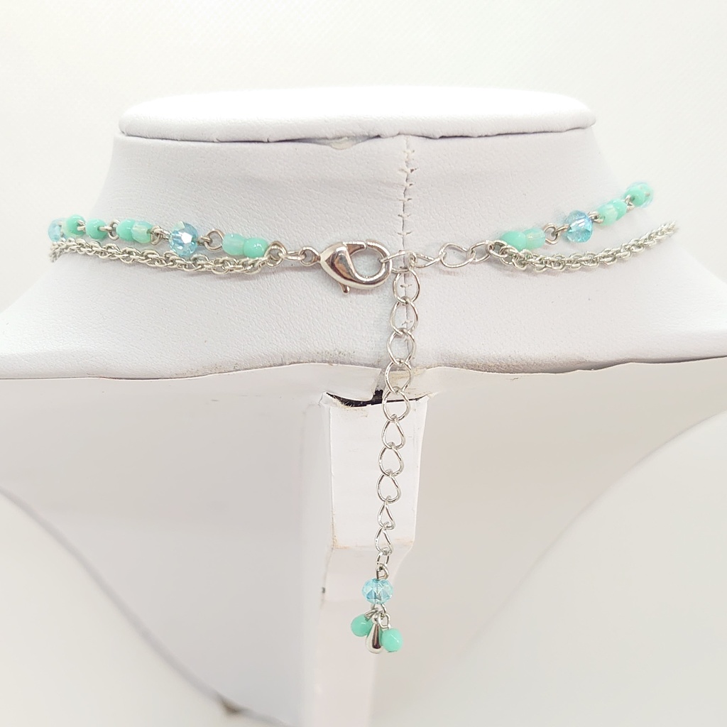 アマゾナイト・ローズネックレス