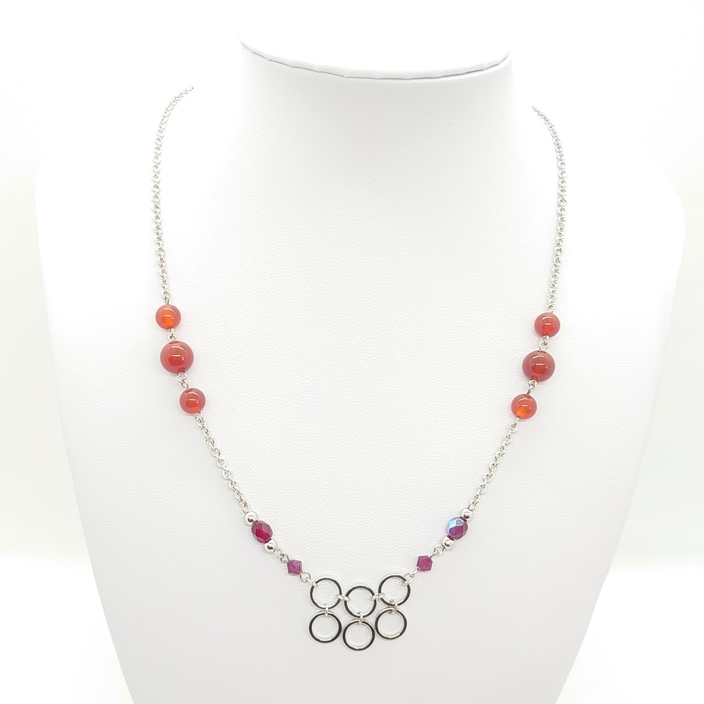 カーネリアンネックレス