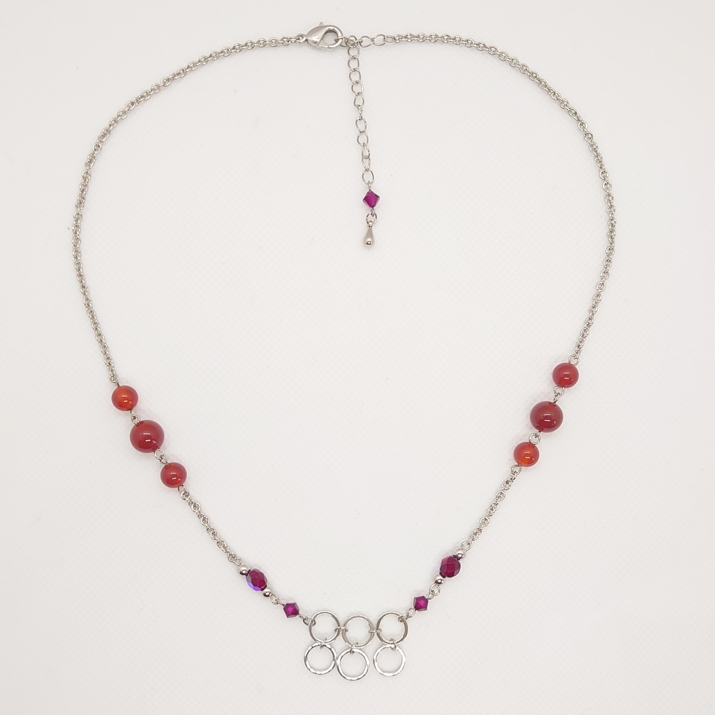 カーネリアンネックレス