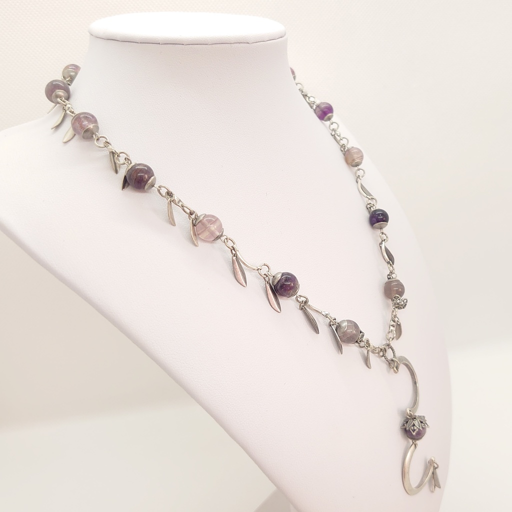 フローライトネックレス