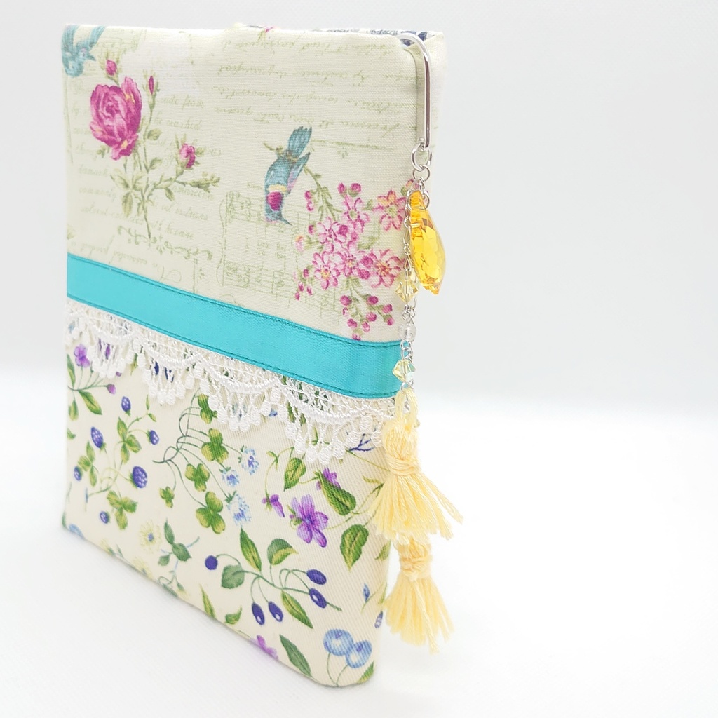 ルチルクォーツ・レモンイエロータッセルブックマーカー