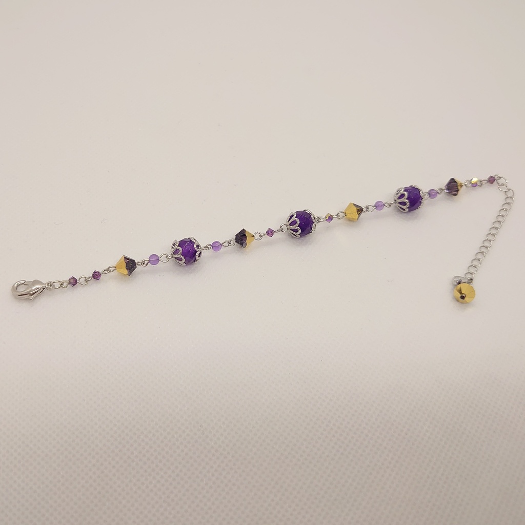 アメシストブレスレット