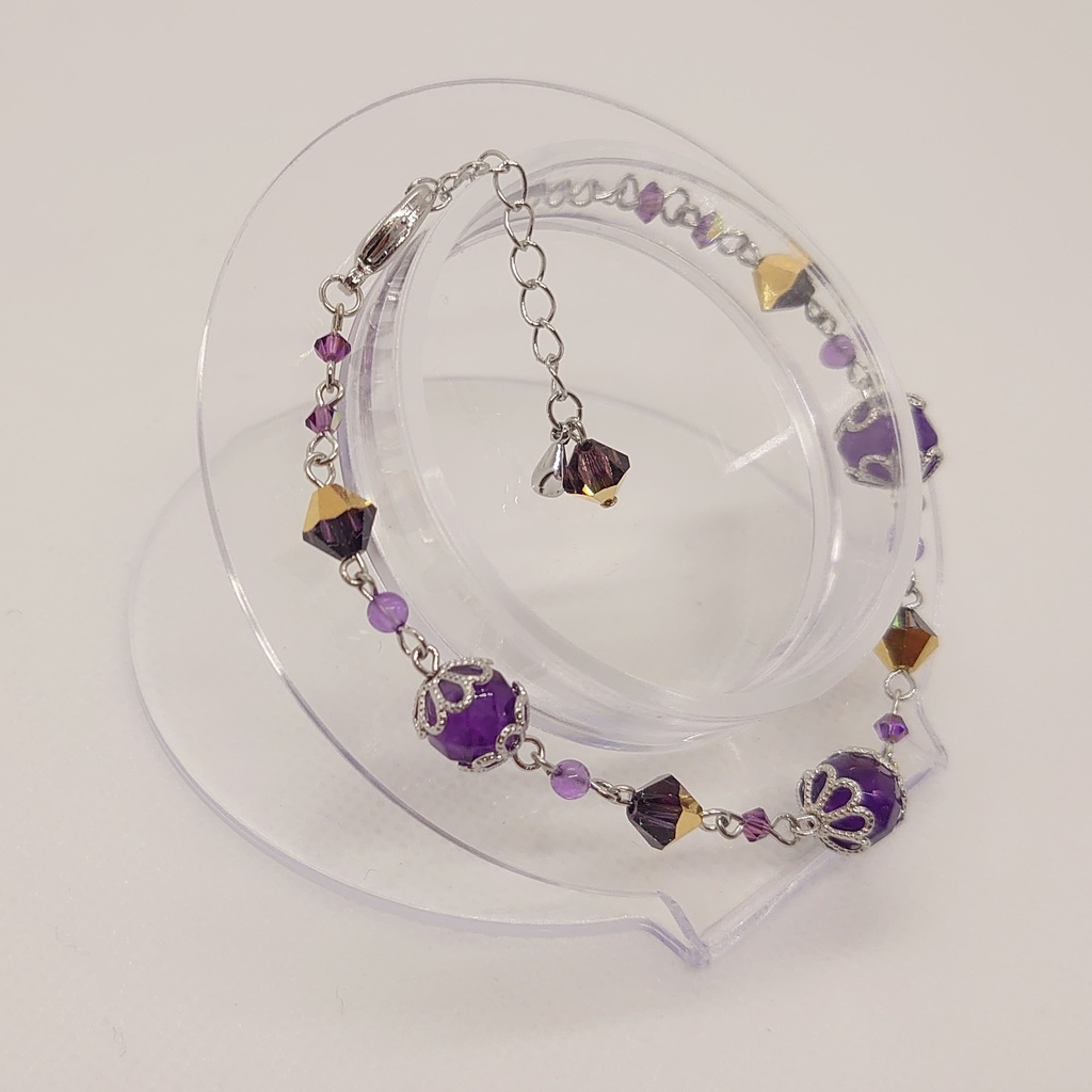 アメシストブレスレット