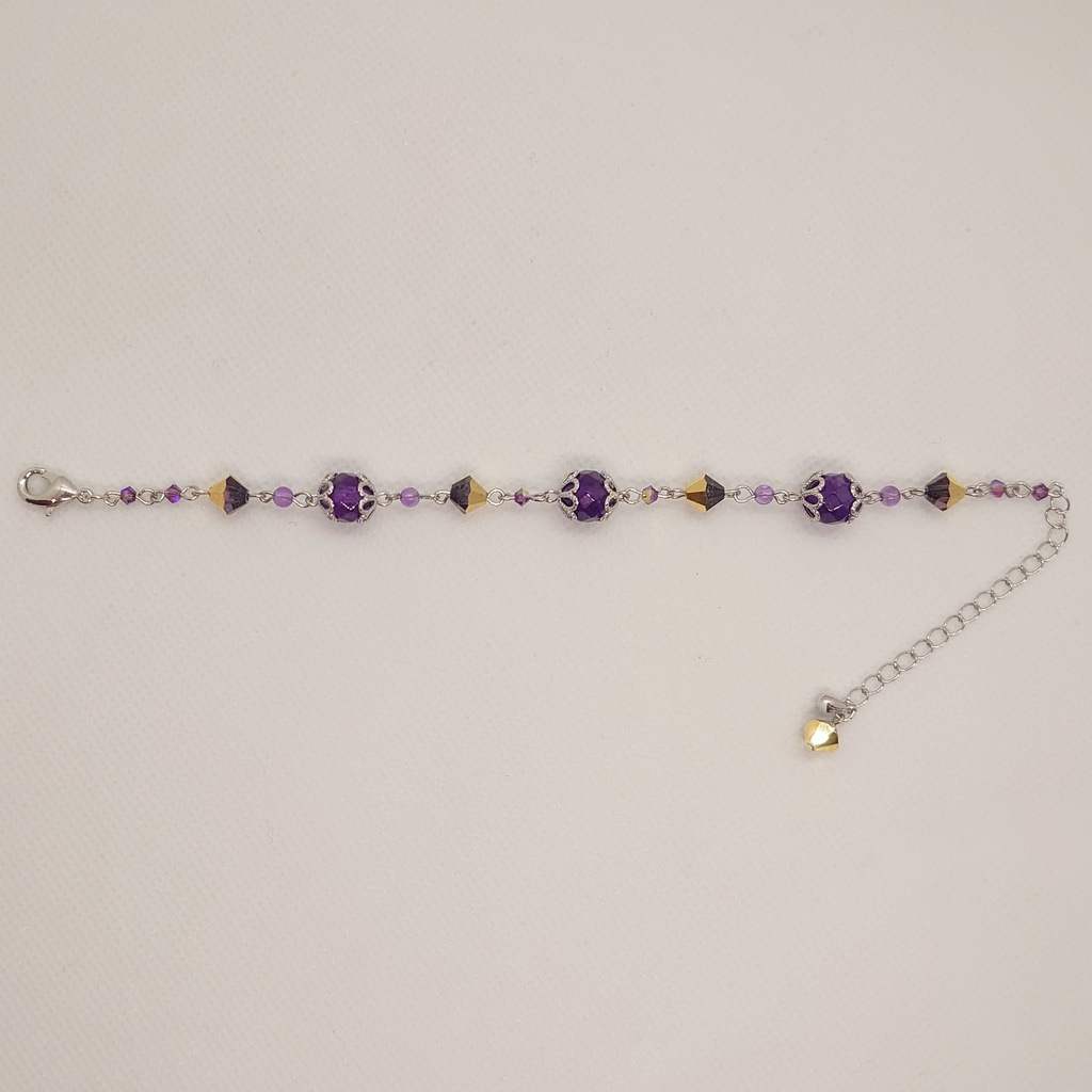 アメシストブレスレット