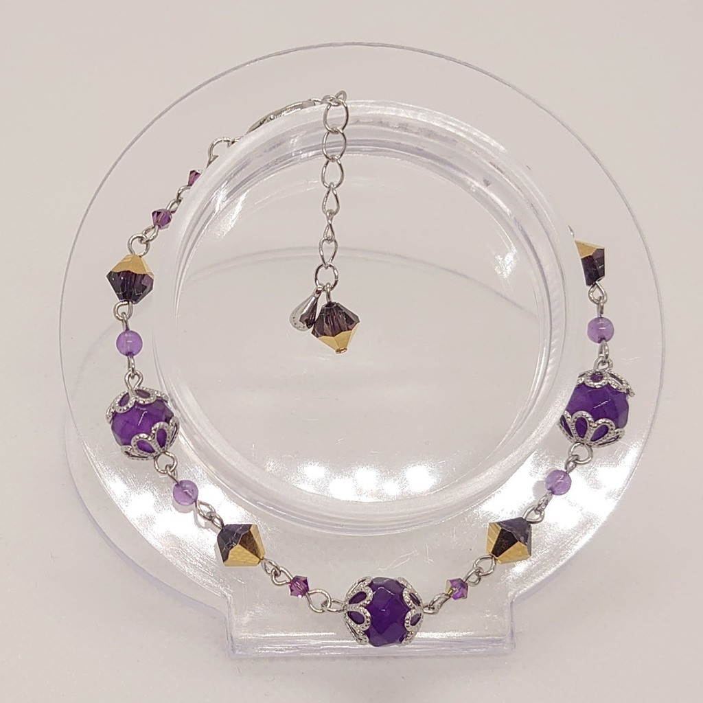 アメシストブレスレット