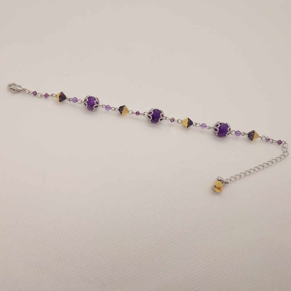 アメシストブレスレット