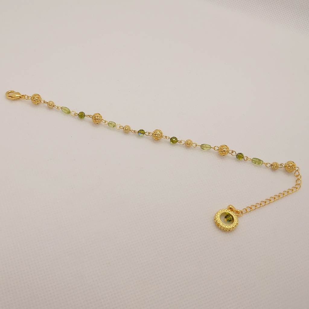 ペリドットブレスレット