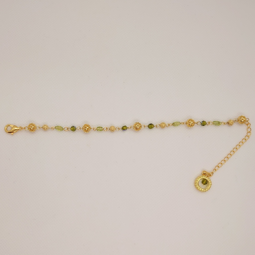 ペリドットブレスレット