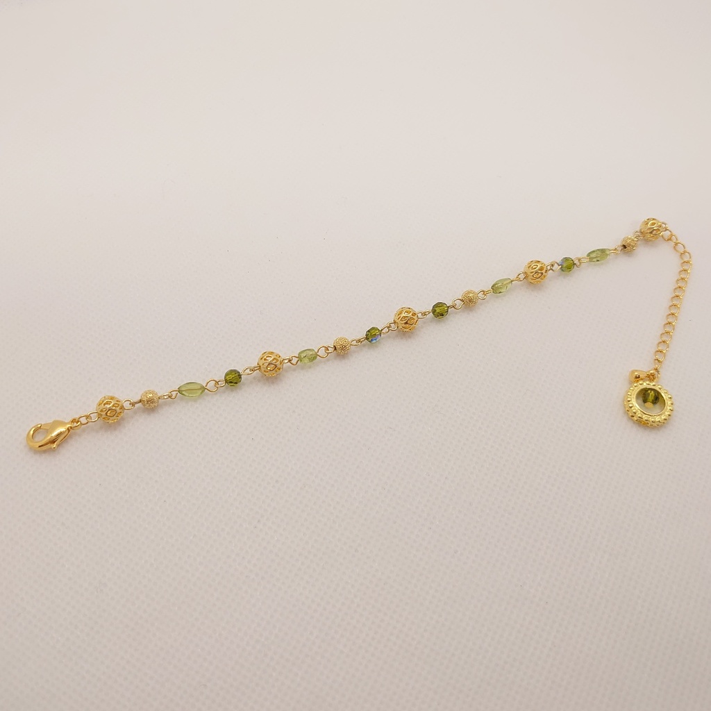ペリドットブレスレット
