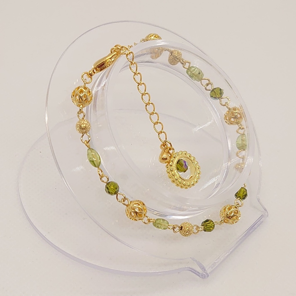 ペリドットブレスレット