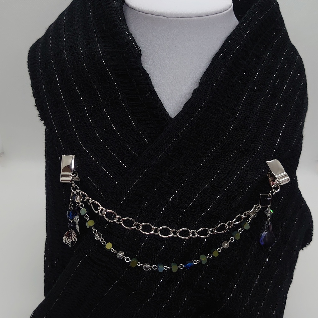 カラーモチーフストール留め