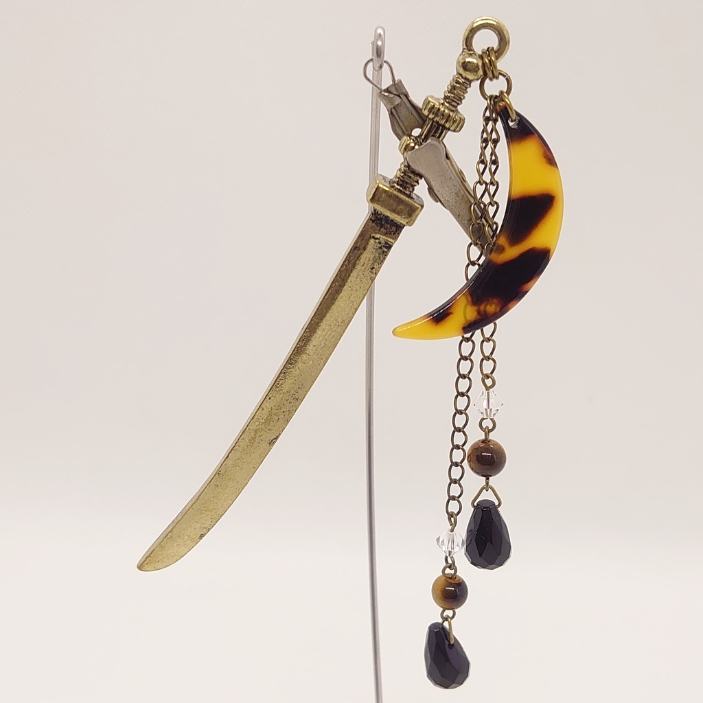 オニキス・べっ甲カラー刀簪