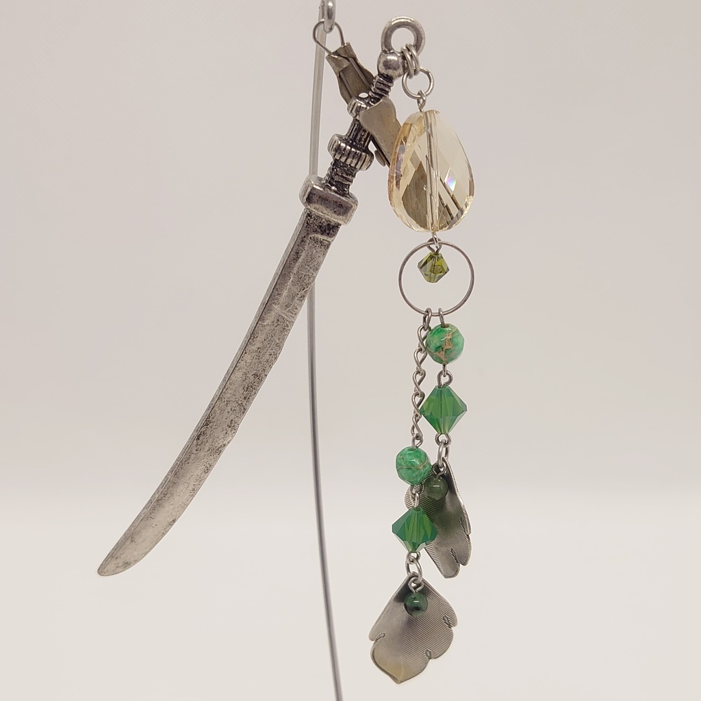 エメラルド・リーフ刀簪