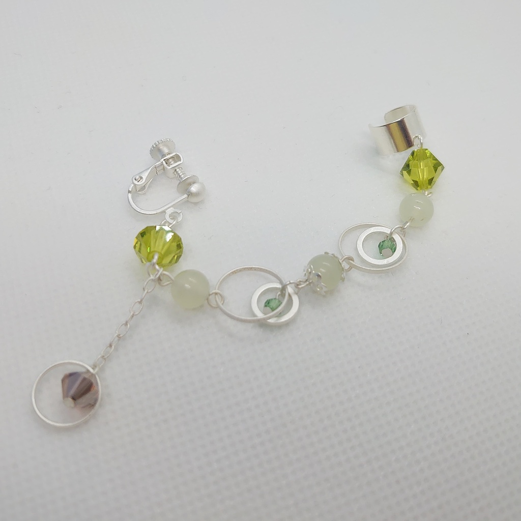 ツキプロ・QUELL・堀宮英知イメージカフ付きイヤリング