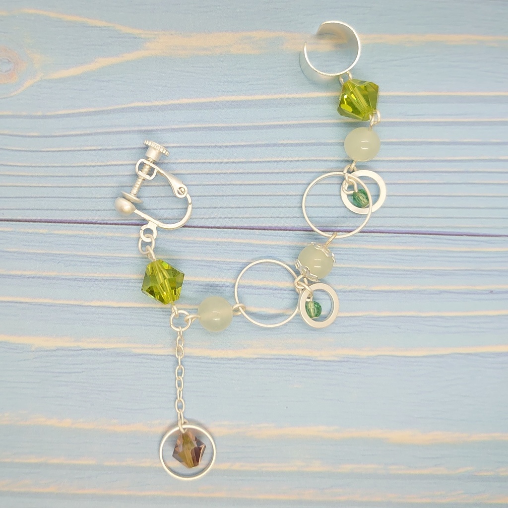 ツキプロ・QUELL・堀宮英知イメージカフ付きイヤリング