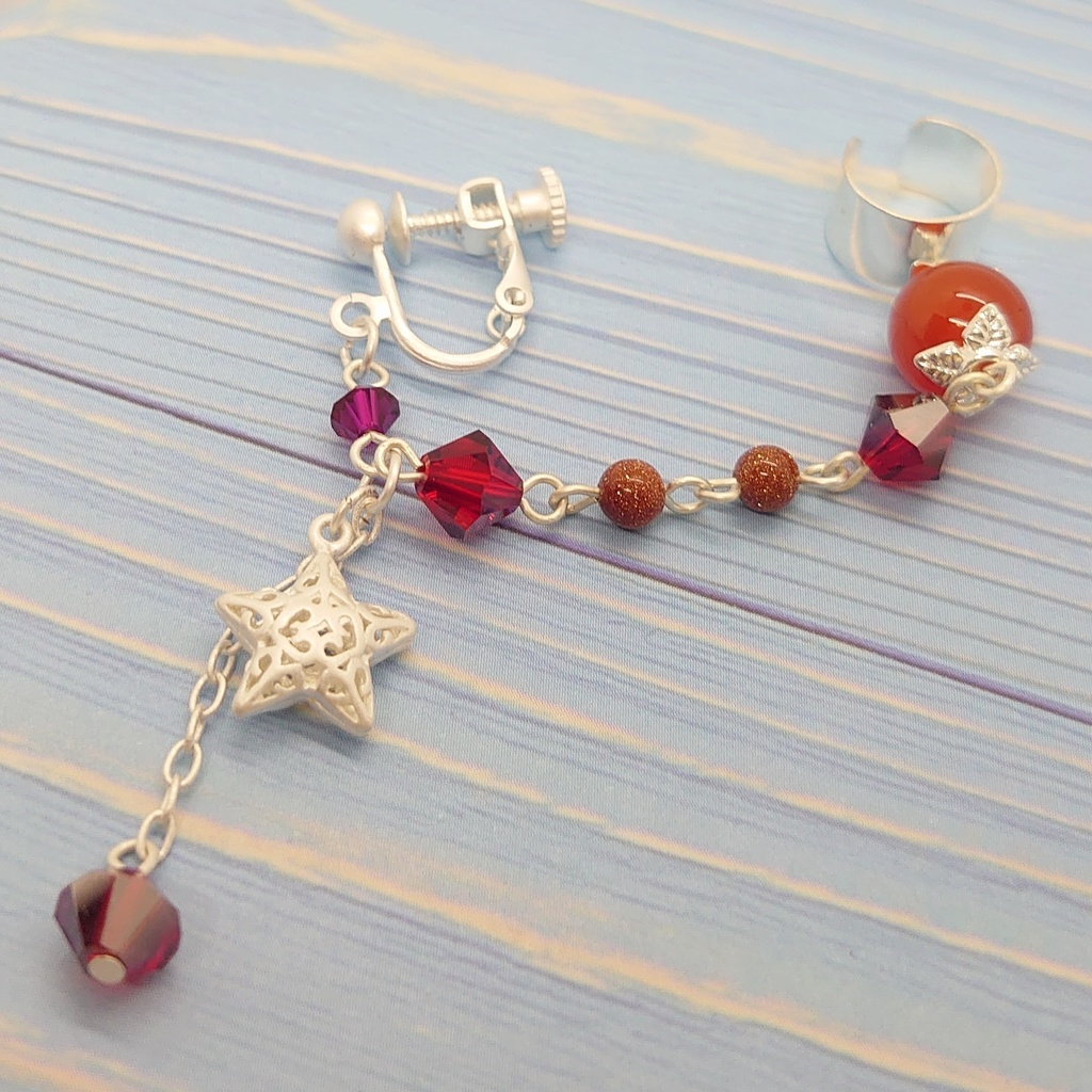 ツキプロ・QUELL・久我壱流イメージカフ付きイヤリング