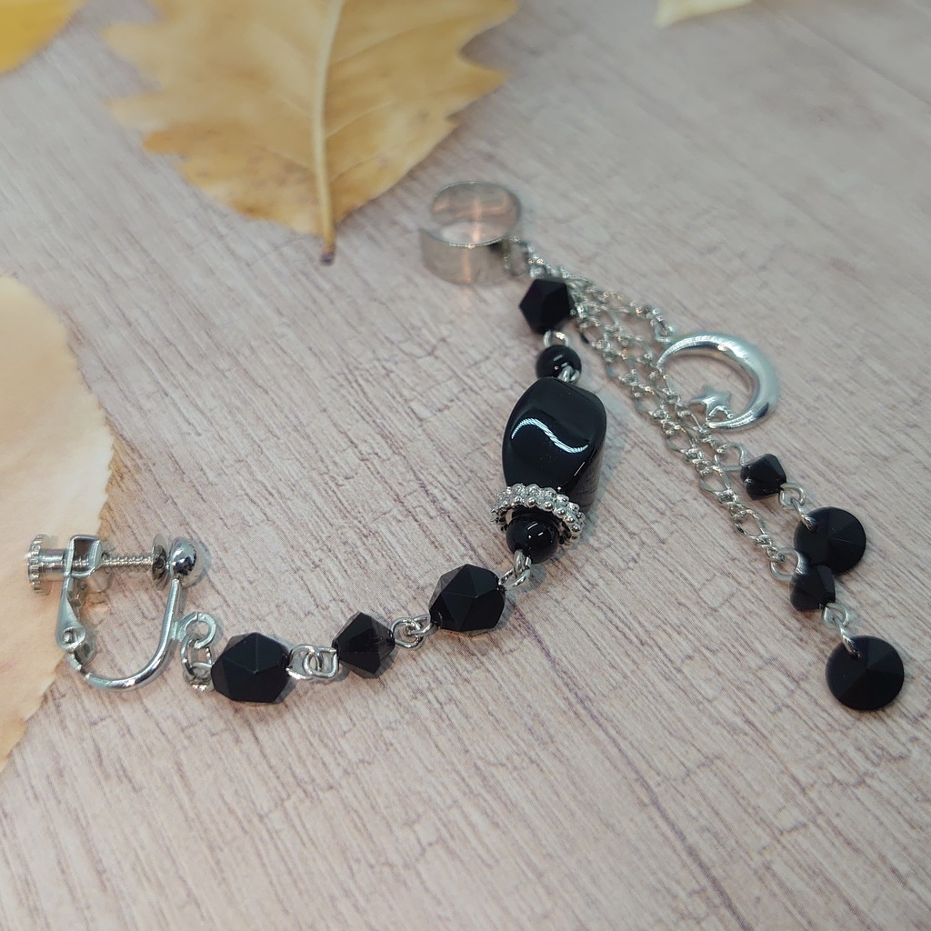 ツキウタ。・Six Gravityイメージカフ付きイヤリング