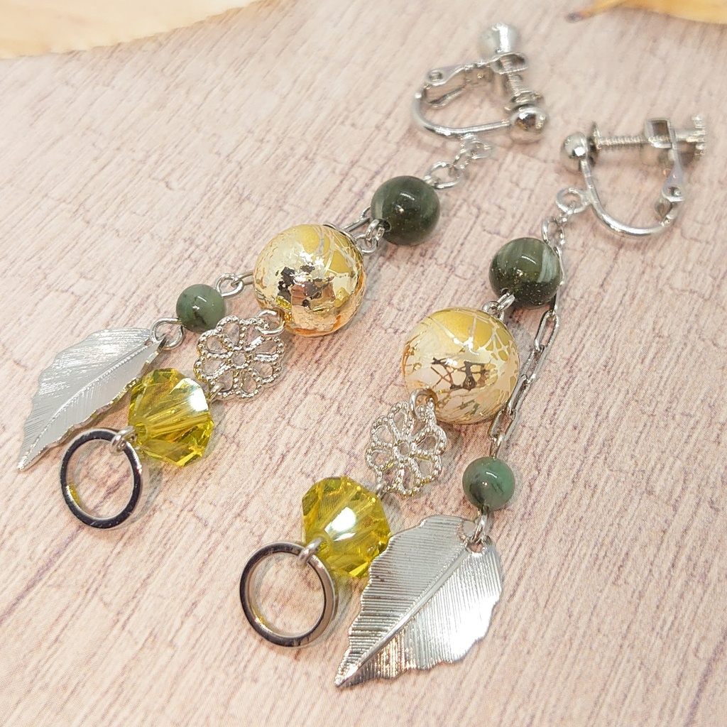 ツキウタ。・Six Gravity弥生春イメージイヤリング