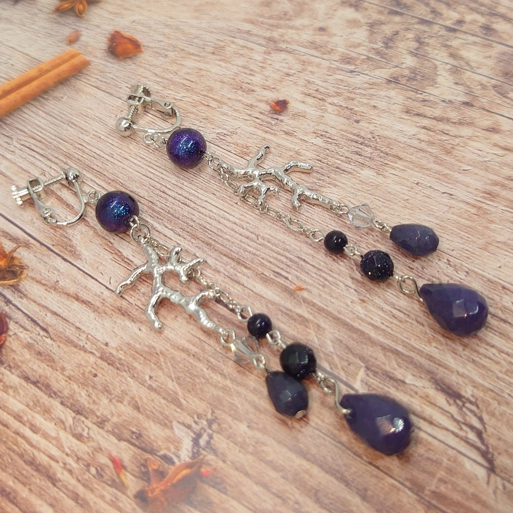 ツキウタ。・Procellarum文月海イメージイヤリング