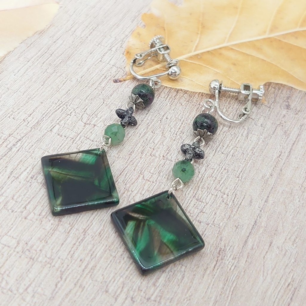 ツキプロ・ROCK DOWN天羽玲司イメージイヤリング