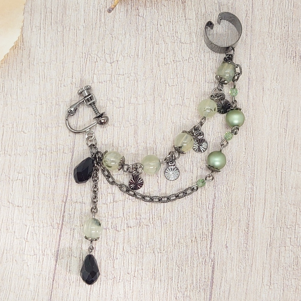 ツキプロ・ZIX菱田満イメージカフ付きイヤリング