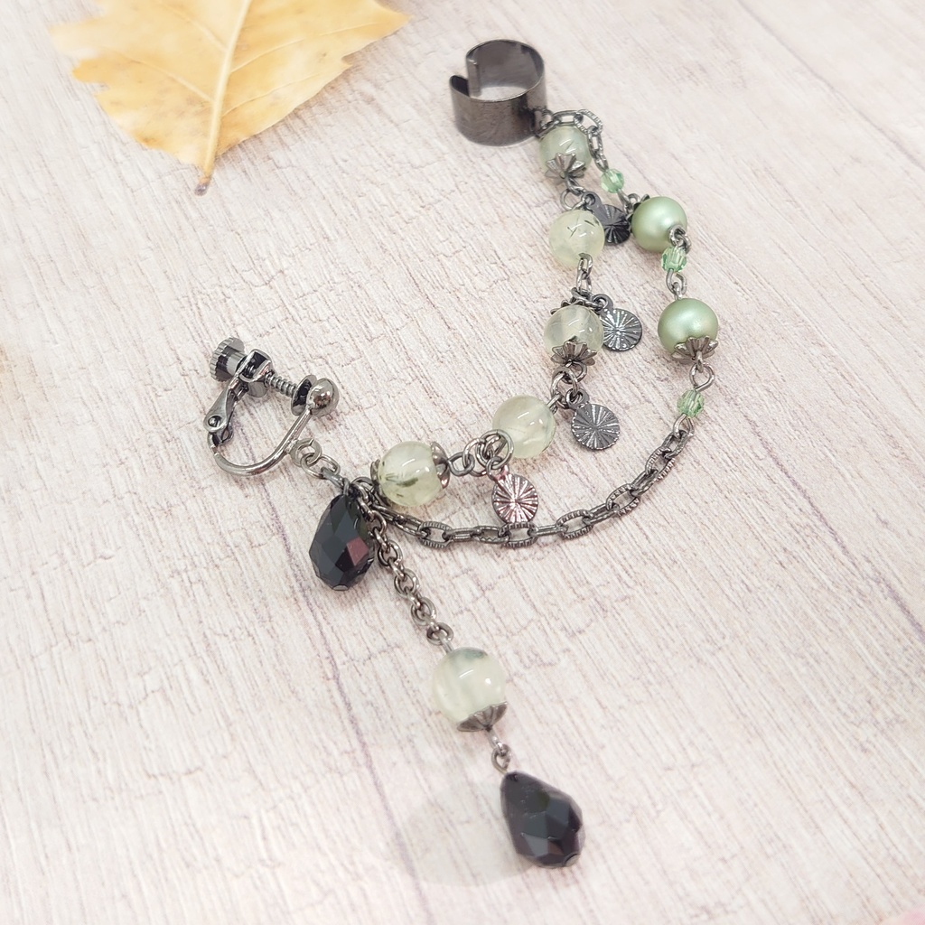 ツキプロ・ZIX菱田満イメージカフ付きイヤリング