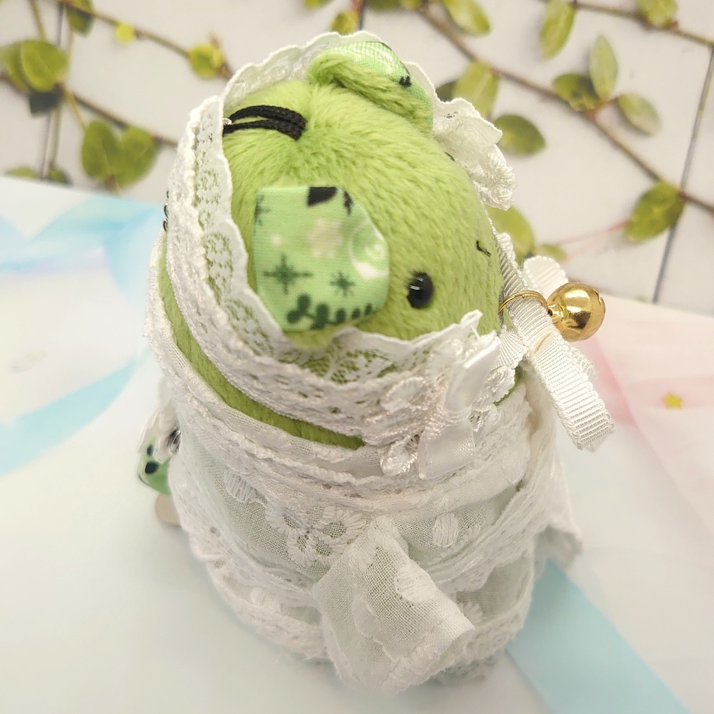 ツキコット用・ヘッドドレス付着物衣装 ホワイトレース