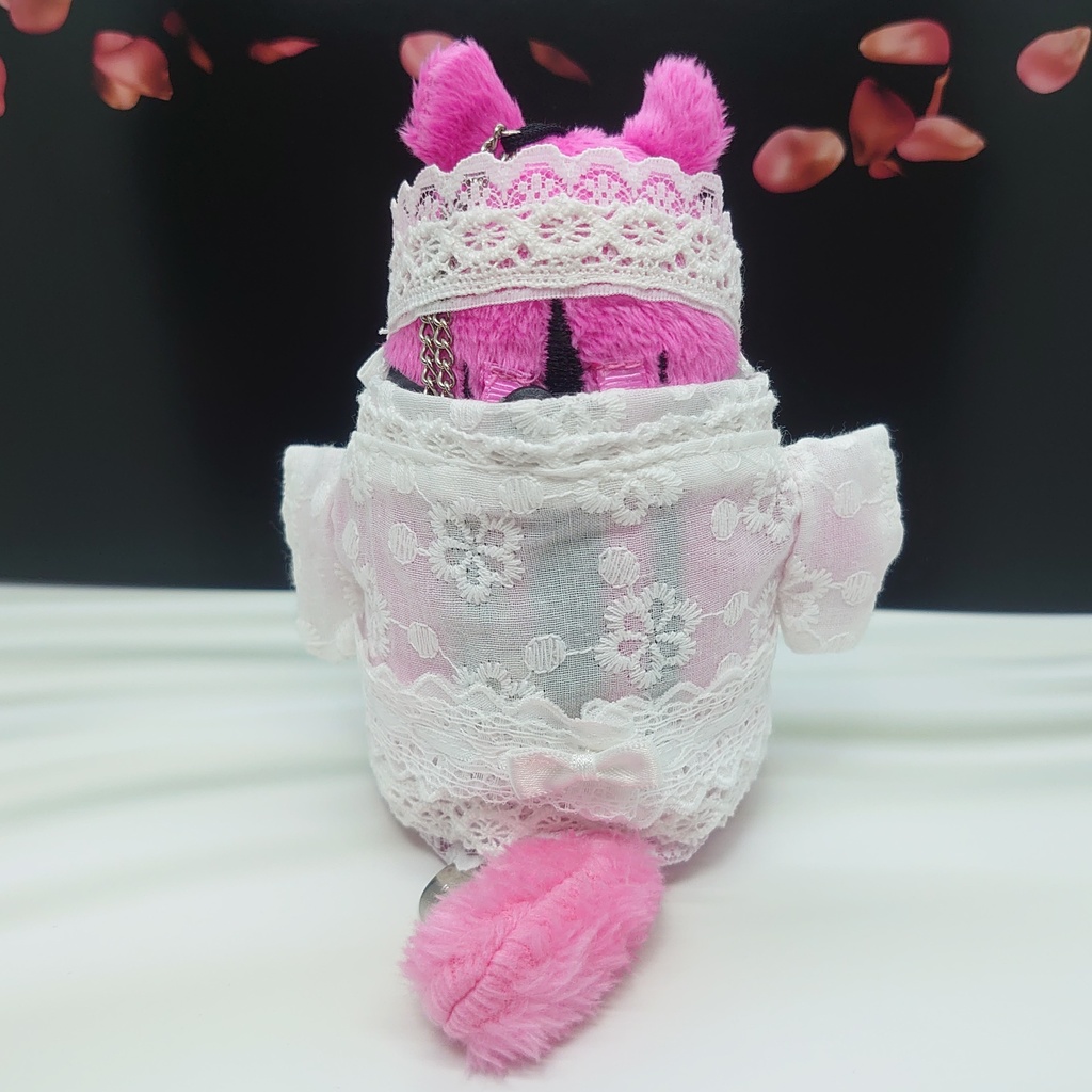 ツキコット用・ヘッドドレス付着物衣装 ホワイトレース