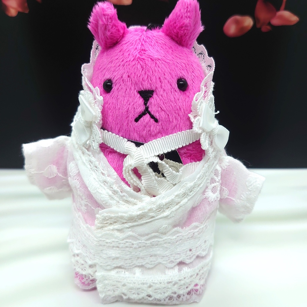 ツキコット用・ヘッドドレス付着物衣装 ホワイトレース