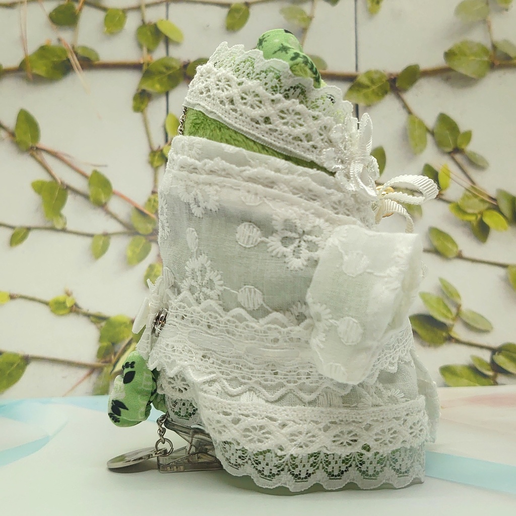 ツキコット用・ヘッドドレス付着物衣装 ホワイトレース