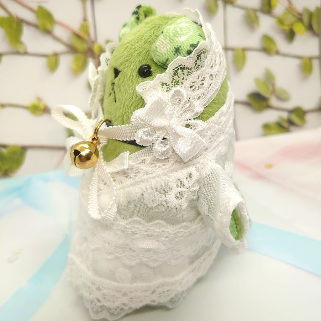 ツキコット用・ヘッドドレス付着物衣装 ホワイトレース