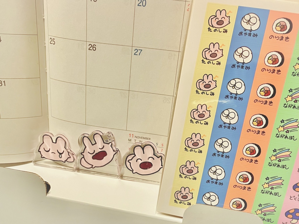 うさっきんミニミニアクリルスタンド