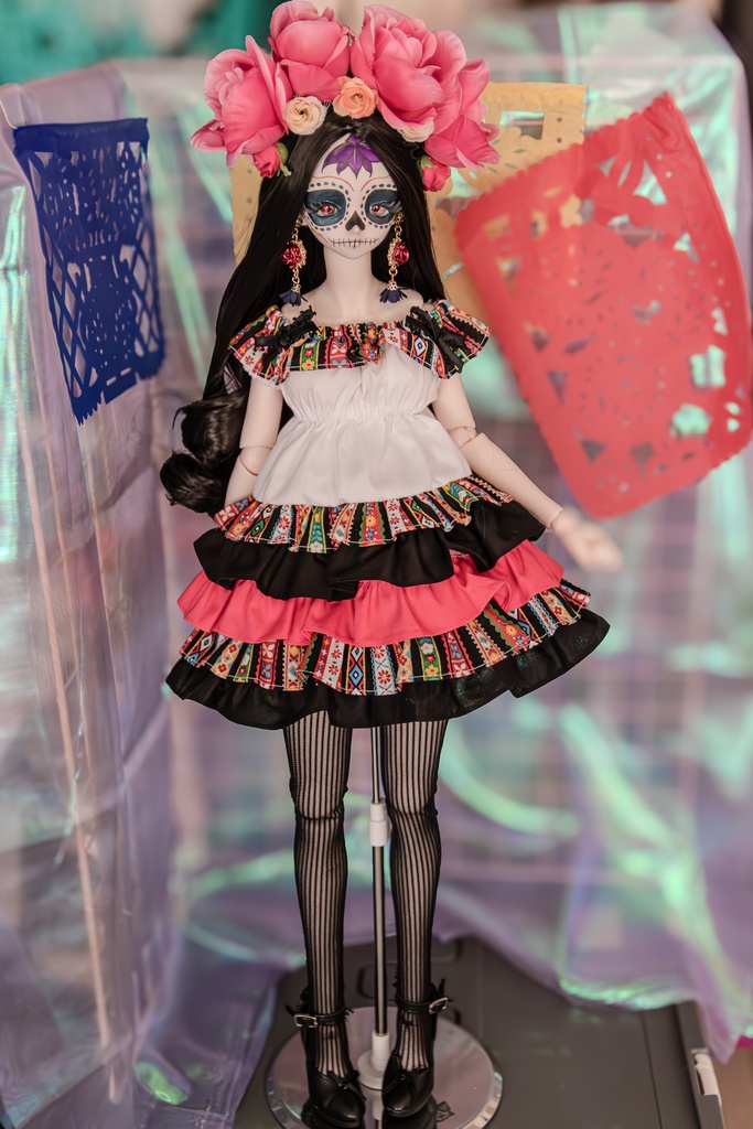 【眠り姫+Deracine:lia】コラボワンオフドール 死者の日 DDH-03セット