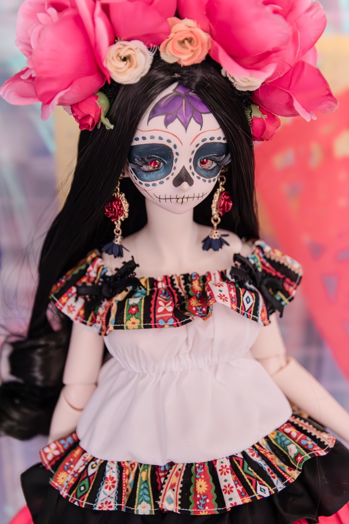 【眠り姫+Deracine:lia】コラボワンオフドール 死者の日 DDH-03セット