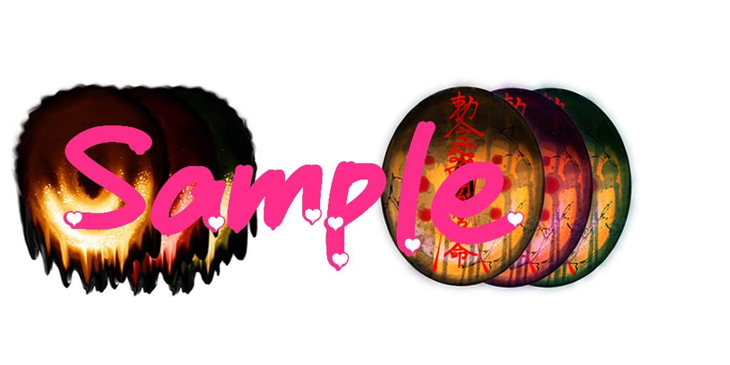 【瞳テクスチャ】キョンシーアイ 3種