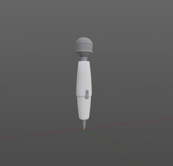 電マ【無料3Dモデル】（FBX）（Blender）