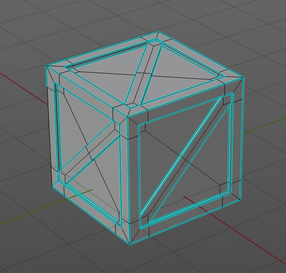 木箱【無料3Dモデル】(FBX)(Unity Package)