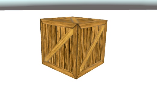 木箱【無料3Dモデル】(FBX)(Unity Package)