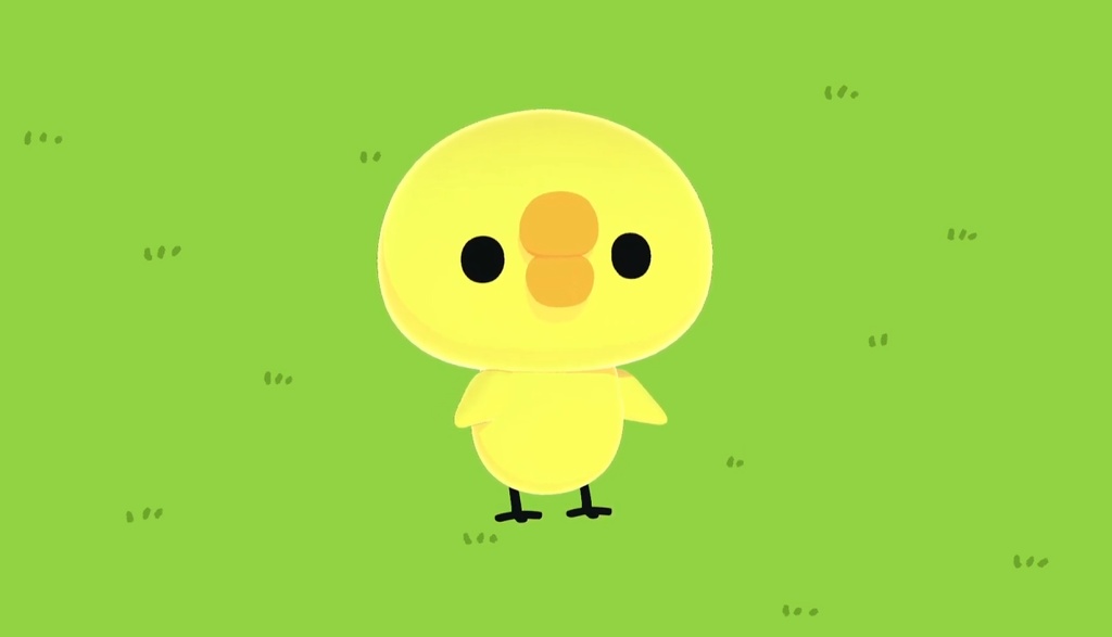 【無料】ぴよたそ3Dモデル（VRM）