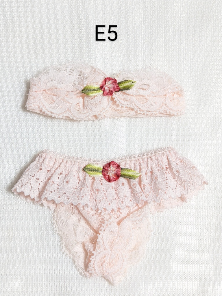 DD共通*チューブトップSET*ピンクベース