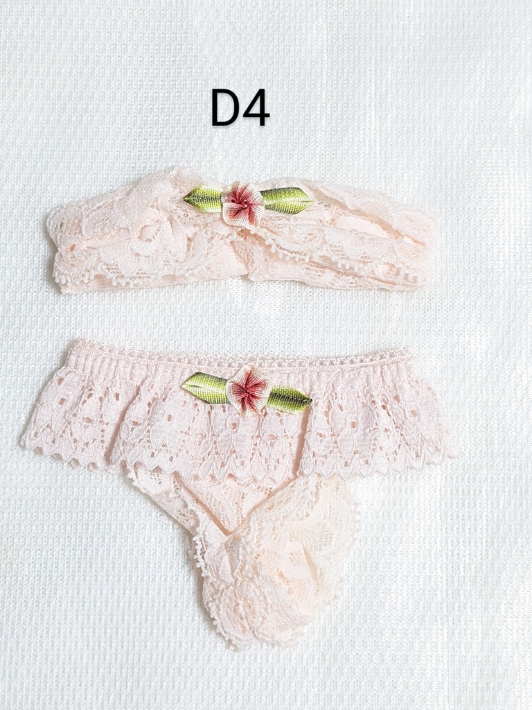 DD共通*チューブトップSET*ピンクベース